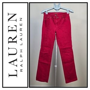 Lauren Jeans Co. Ralph Lauren – Jeans rouges Premium taille 8